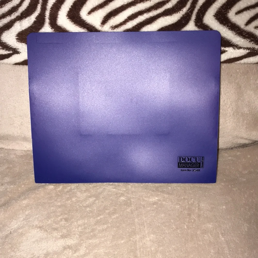 Docu Manager Beautone plastic document holder blue💕